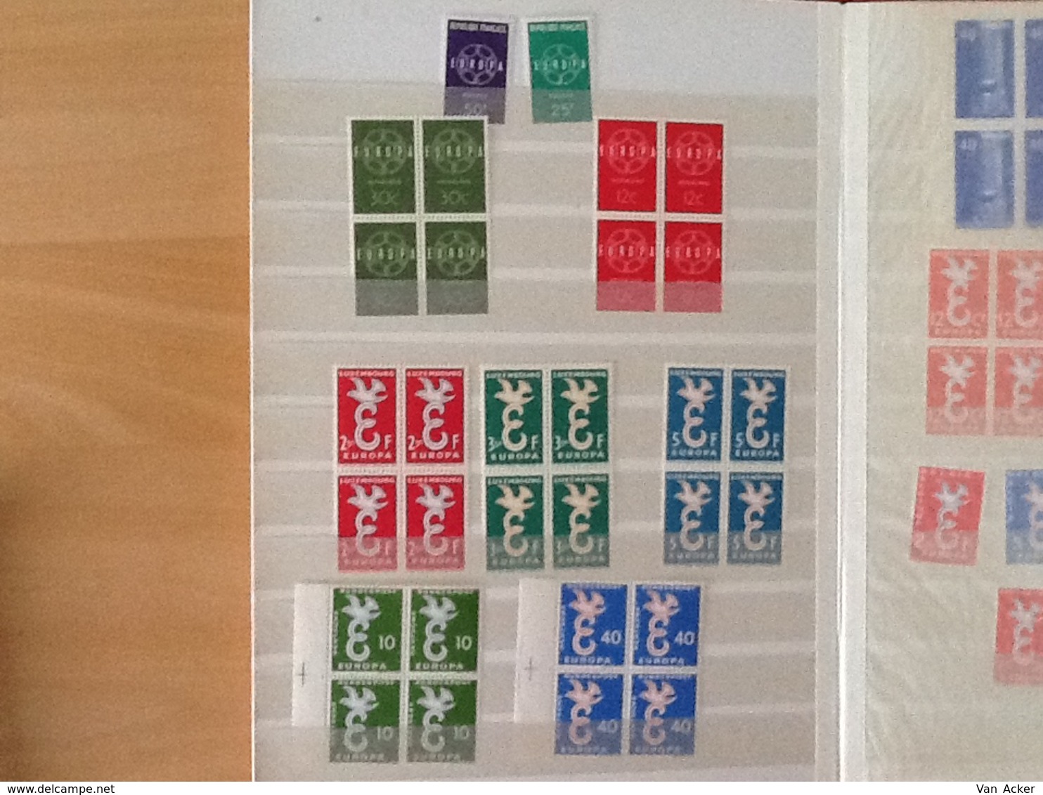 Collection Europe MNH ( with blocks and sheets)