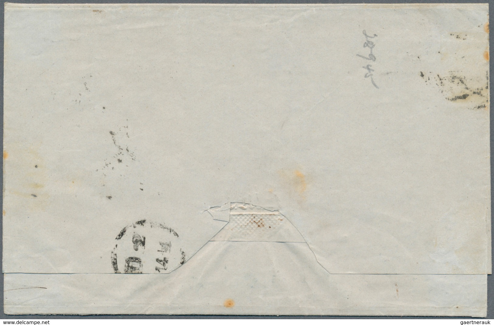 Baden - Marken Und Briefe: 1851, Ziffern 9 Kr. Auf Lilarosa + 1853, 3 Kr. Auf Grün Von "HEIDELBERG 1 - Other & Unclassified