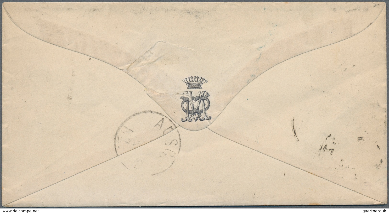 Baden - Marken Und Briefe: 1868, 3 Kreuzer Rosarot Mit Klarem K1 CONSTANZ Auf Adelsbrief Nach Neu-St - Autres & Non Classés