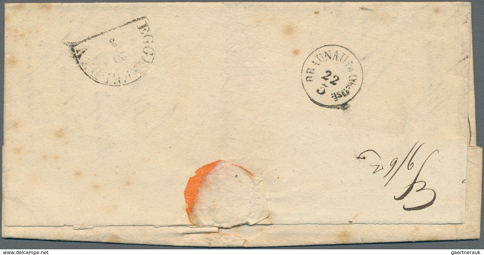 Bayern - Marken Und Briefe: 1850, 3 Kr. Blau, Platte 3 Zusammen Mit 3 Kr. Blau, Platte 4 Und 6 Kr. B - Other & Unclassified