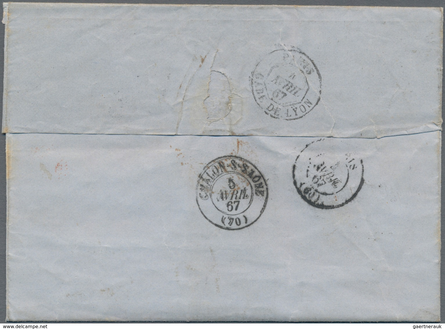 Bayern - Marken Und Briefe: 1862/1867, 3 X 3 Kr Karmin "Quadratausgabe" Zusammen Mit 3 Kr Karminrosa - Sonstige & Ohne Zuordnung