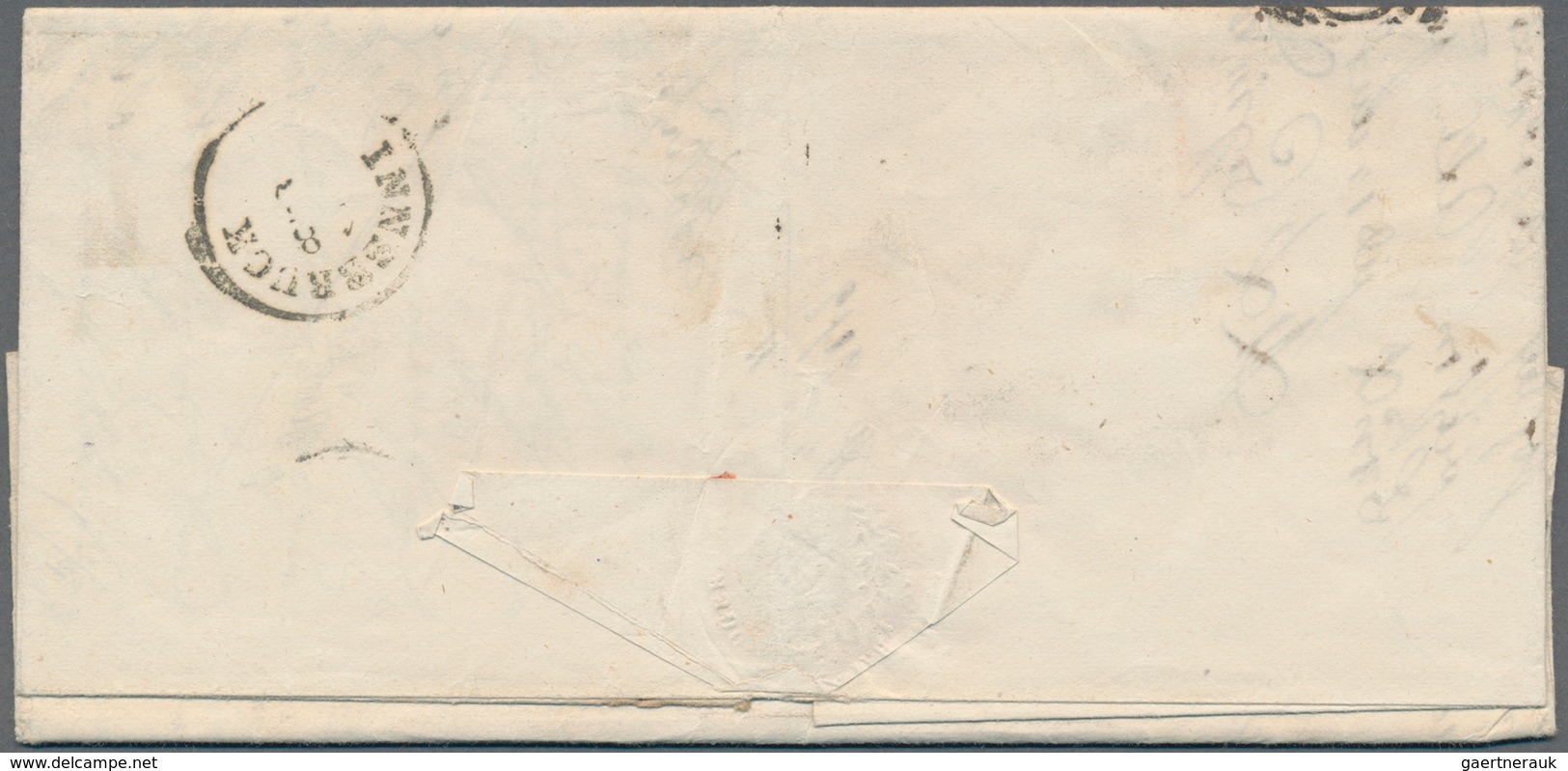 Bayern - Marken Und Briefe: 1862: 9 Kreuzer Ockerbraun, 3 Exemplare Auf Faltbrief Nach Mittersill, T - Other & Unclassified