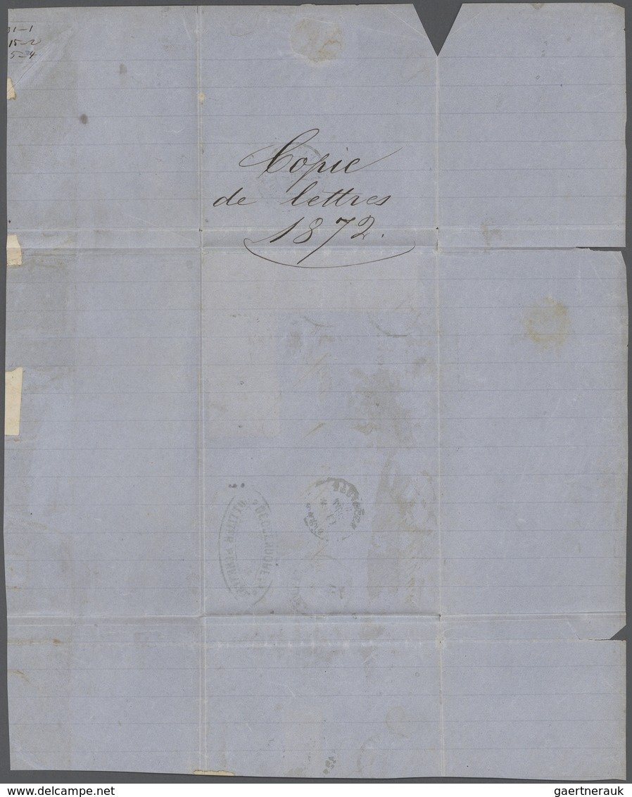 Bayern - Marken Und Briefe: 1871, Wappen 1 Kr. Hellgrün Und Zwei Paare 3 Kr. Rosakarmin Alle Mit WZ - Andere & Zonder Classificatie