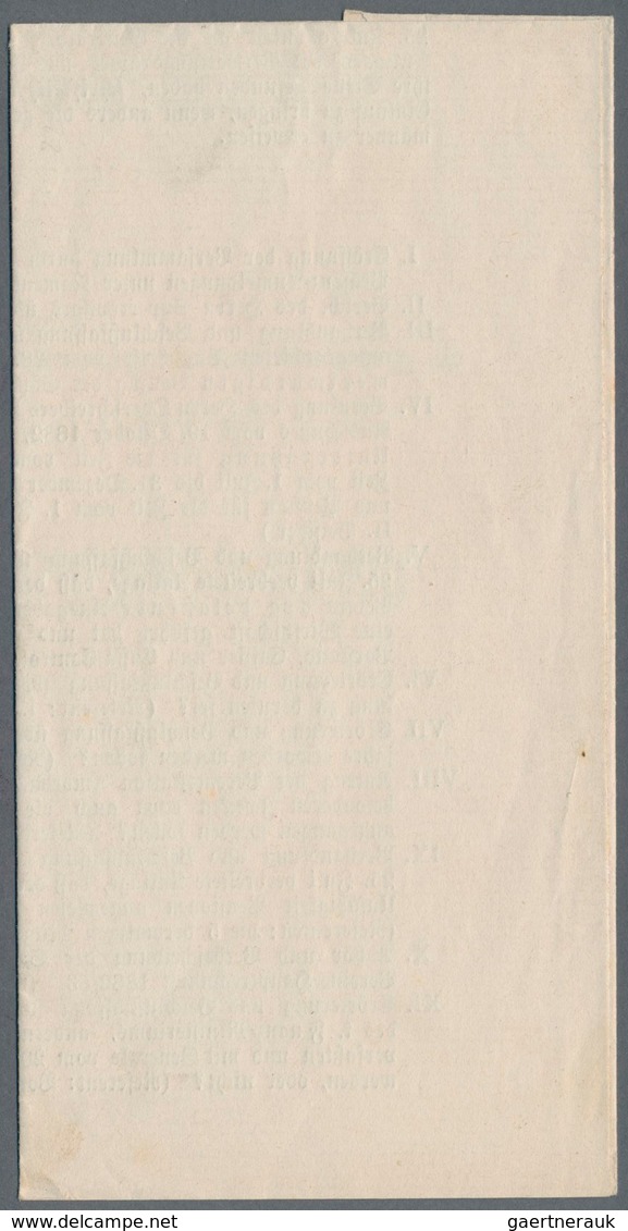 Bayern - Marken Und Briefe: 1879, 3 Pfg. Grün Mit K1 „REGENSBURG I 21. AUG 83 4-5 Nm." Auf Portogere - Andere & Zonder Classificatie