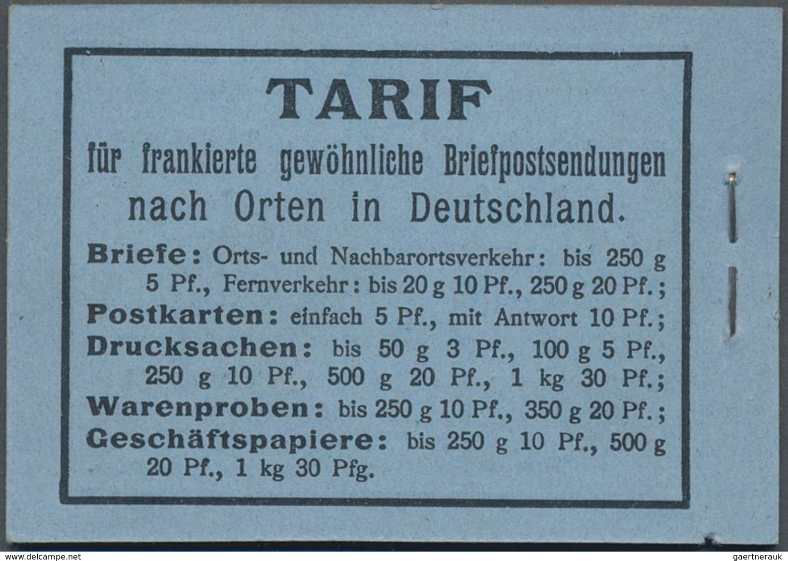 Bayern - Markenheftchen: 1913. Markenheft Prinzregent Luitpold (Mai 1913), Mit ONr. 10, Tadellos Pos - Andere & Zonder Classificatie