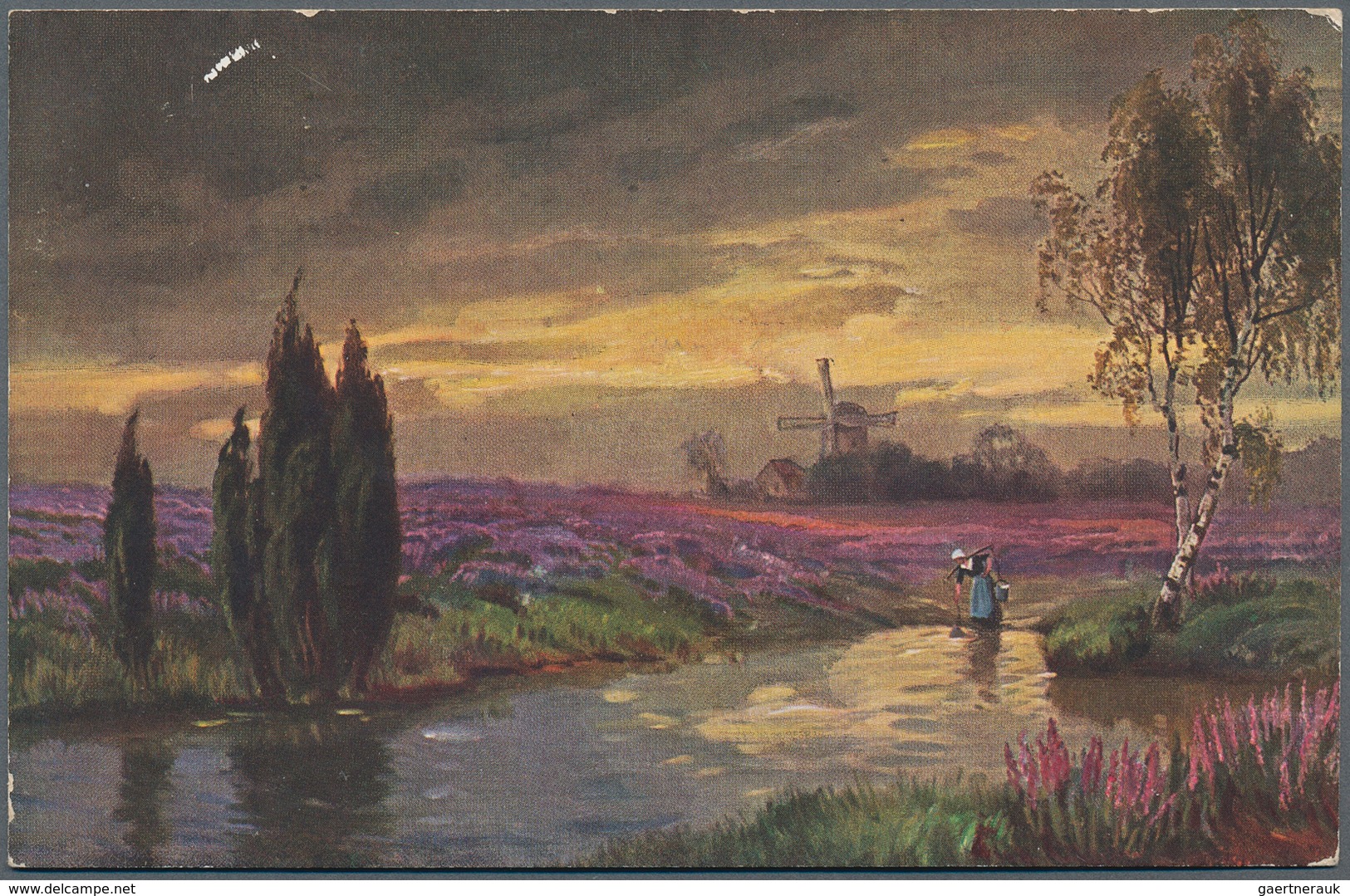 Bayern - Zusammendrucke: 1912, Postkarte Von NÜRNBERG Frankiert Mit Zusammendruch 5 Pfg. Luitpold/Re - Autres & Non Classés