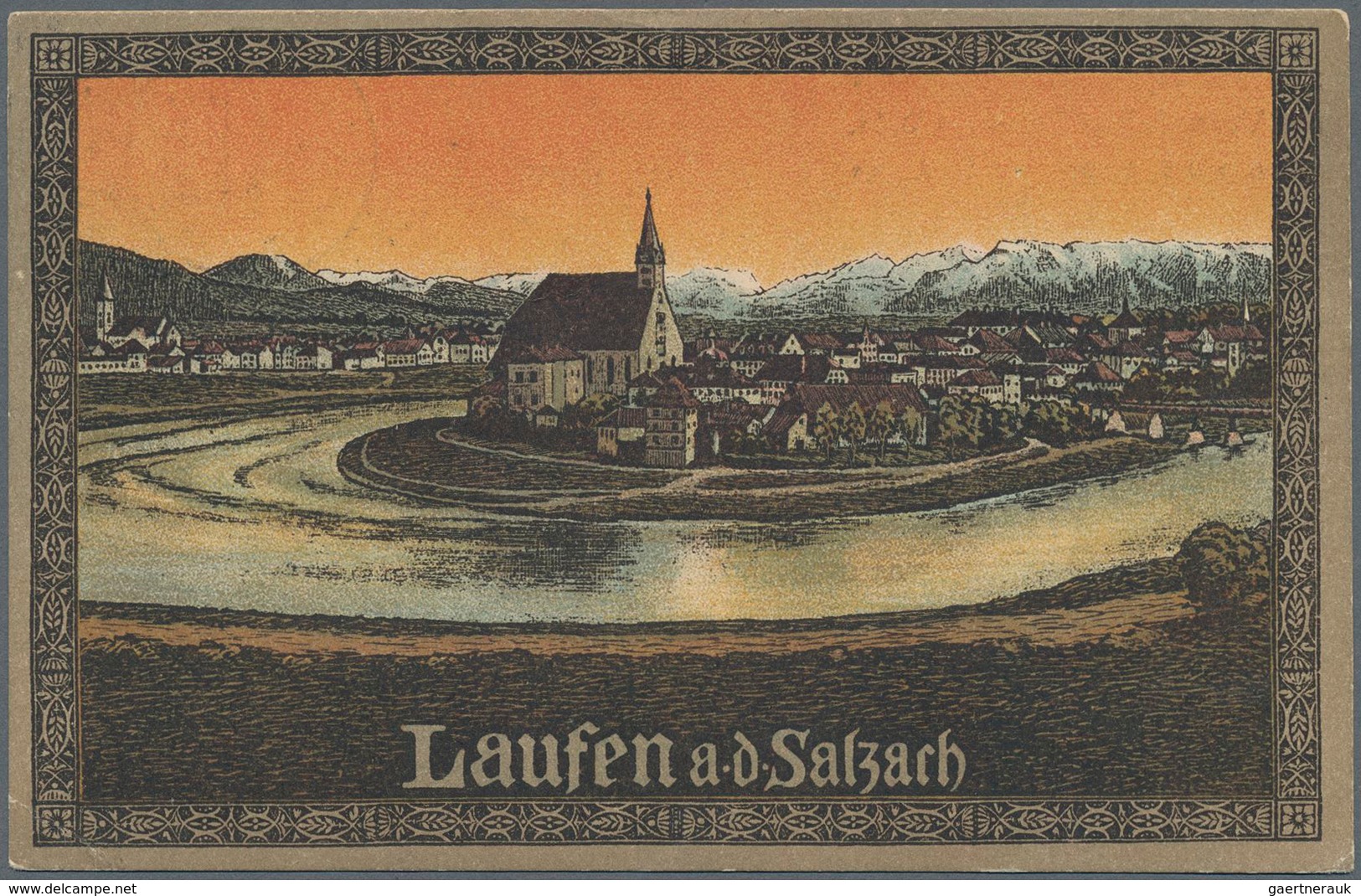 Bayern - Ganzsachen: 1913. Privat-Postkarte 5 Pf Luitpold "Laufen A.d.S. - Landwirtschaftl. Kreisfes - Other & Unclassified