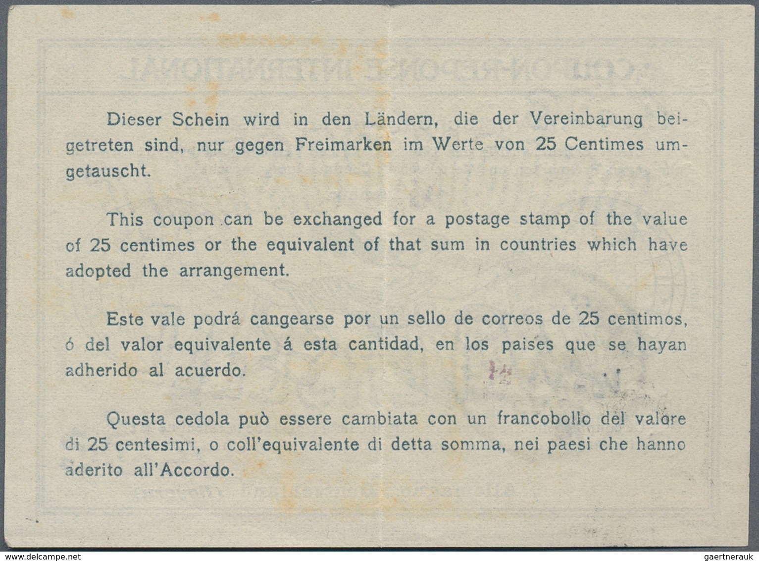 Bayern - Besonderheiten: 1918, 30 Pfg. "IAS" Mit Handschriftlicher Gebührenerhöhung Auf 45 Pfg. Und - Other & Unclassified