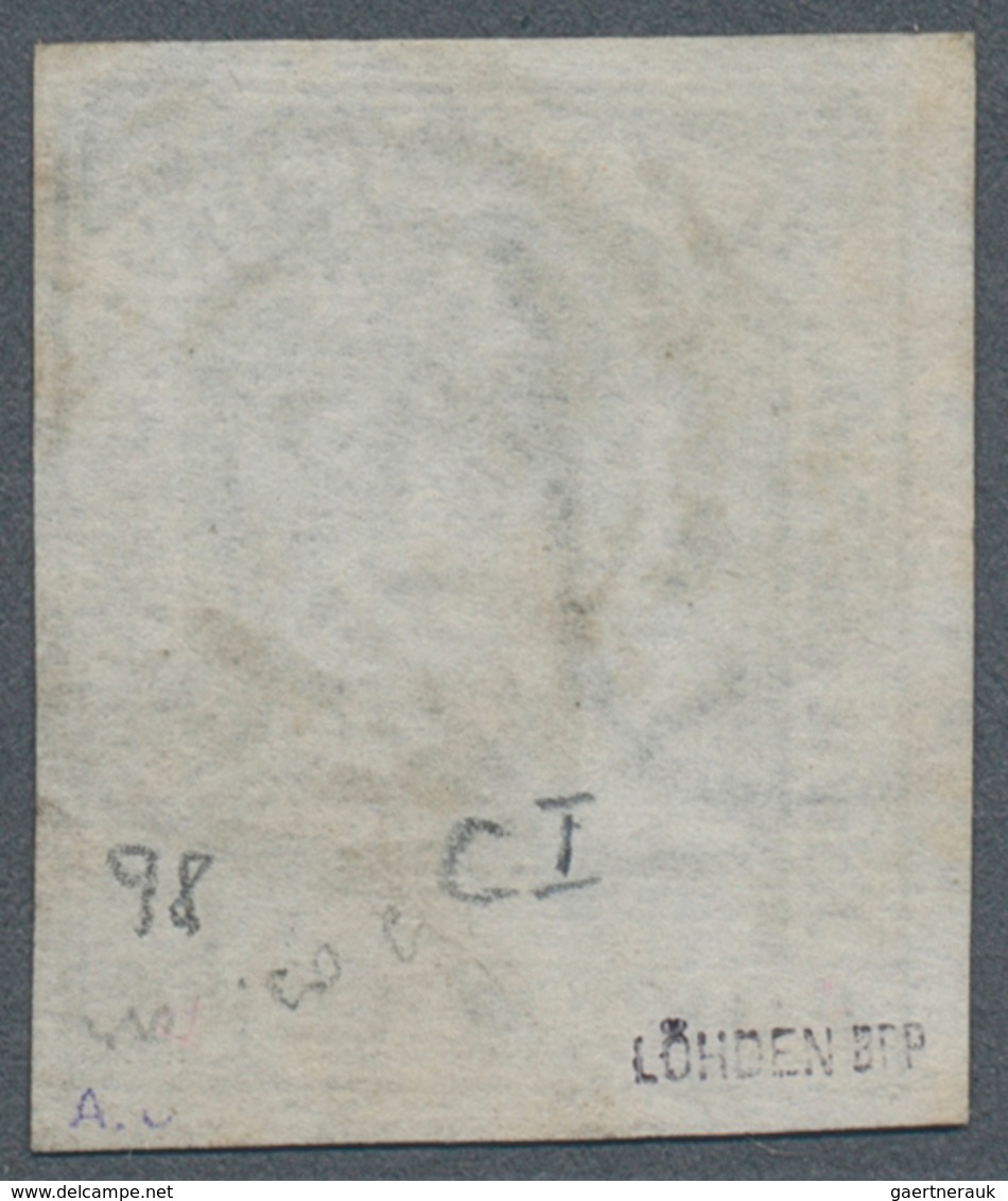 Hamburg - Marken Und Briefe: 1864, 1 1/4 Sch. Grau Mit PLATTENFEHLER "Bruchstrich Oben Mit Kolbenans - Hambourg