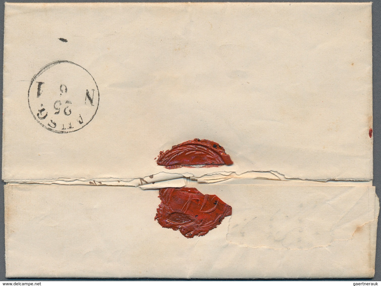 Preußen - Marken Und Briefe: 1851, 1/2 Sgr Rotorange U. 1 Sgr Rosa, MiF Auf Kompl. Faltbrief Von PUT - Other & Unclassified