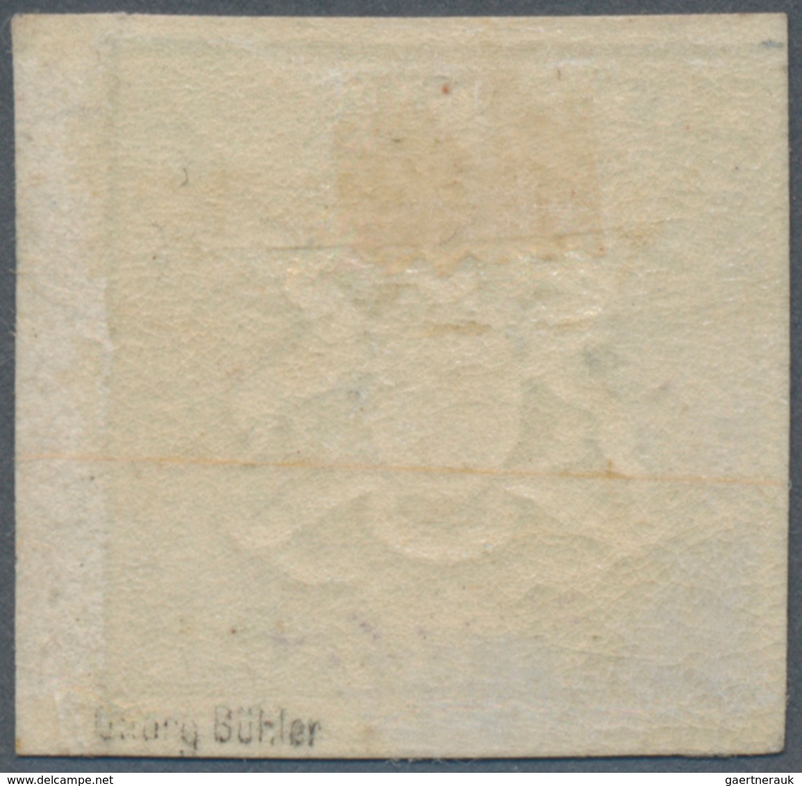 Württemberg - Marken Und Briefe: 1857, Wappen 6 Kr. Gelblichgrün Mit Seidenfaden, Ungebraucht Mit Or - Sonstige & Ohne Zuordnung
