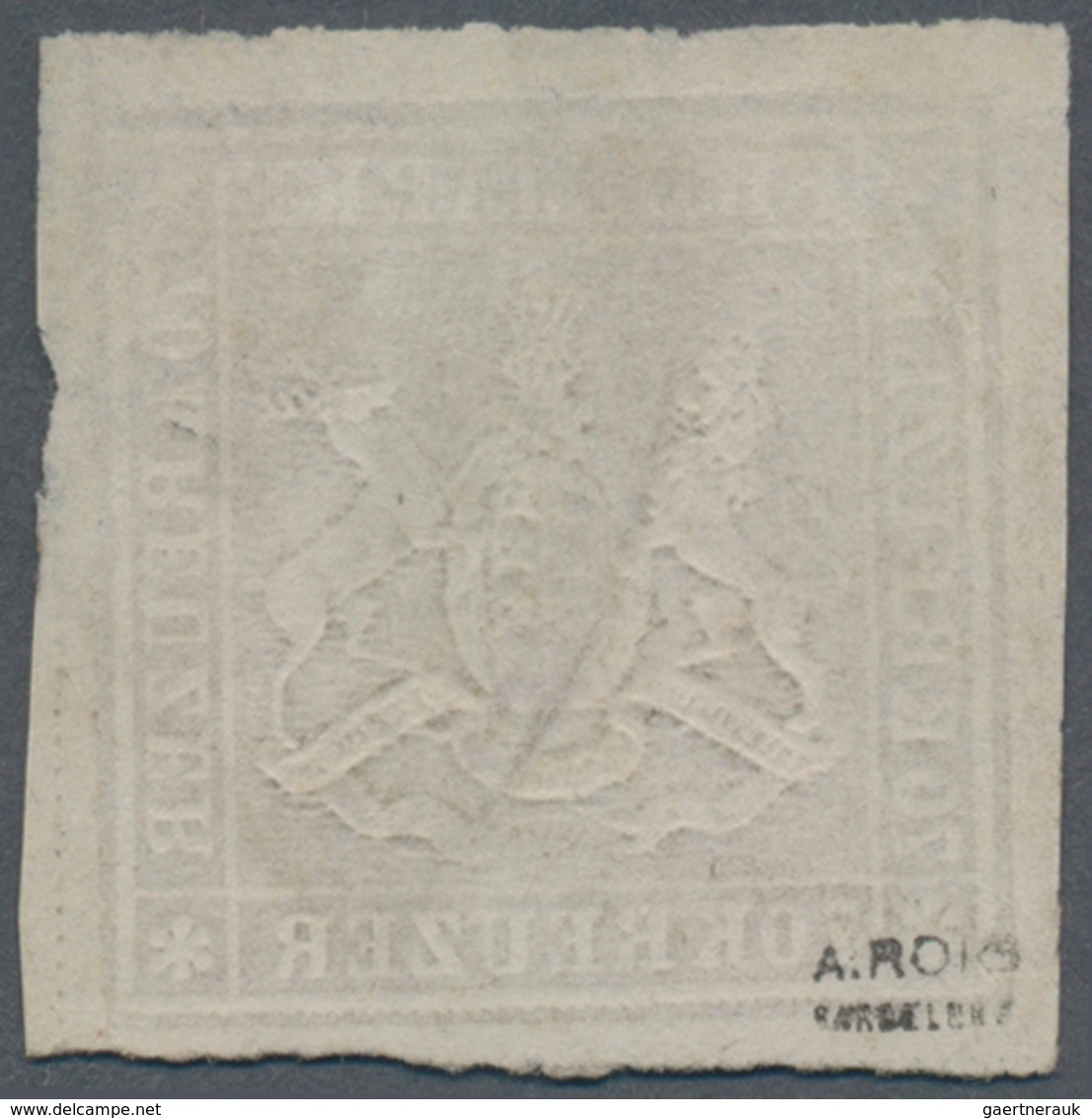 Württemberg - Marken Und Briefe: 1873, Wappen 70 Kreuzer Rotlila Mit Doppelten Linien Und Fächerstem - Other & Unclassified