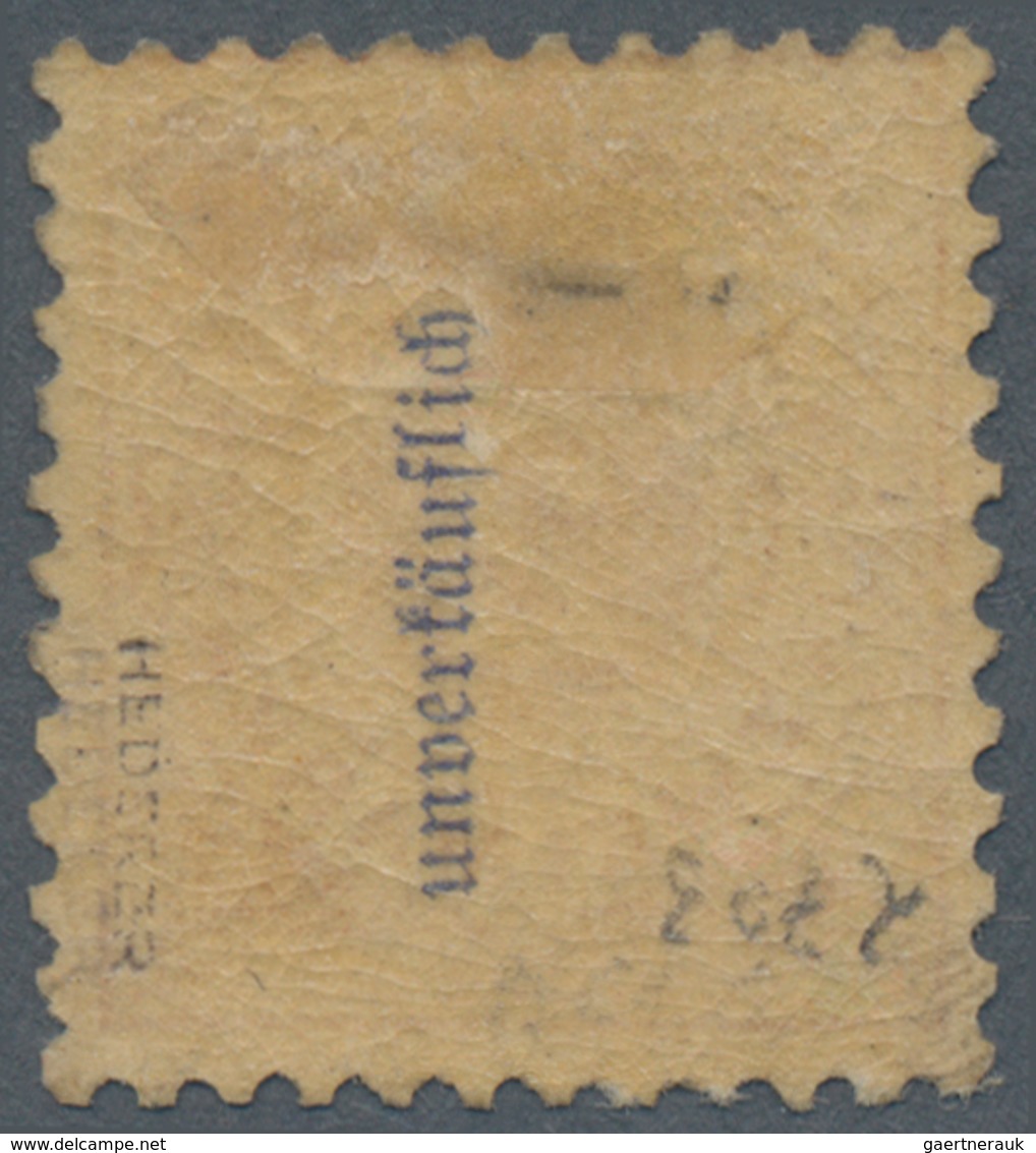 Württemberg - Marken Und Briefe: 1878, Ziffernausgabe 2 Mark Dunkelzinnober Auf Hellcromgelb, Ungebr - Other & Unclassified