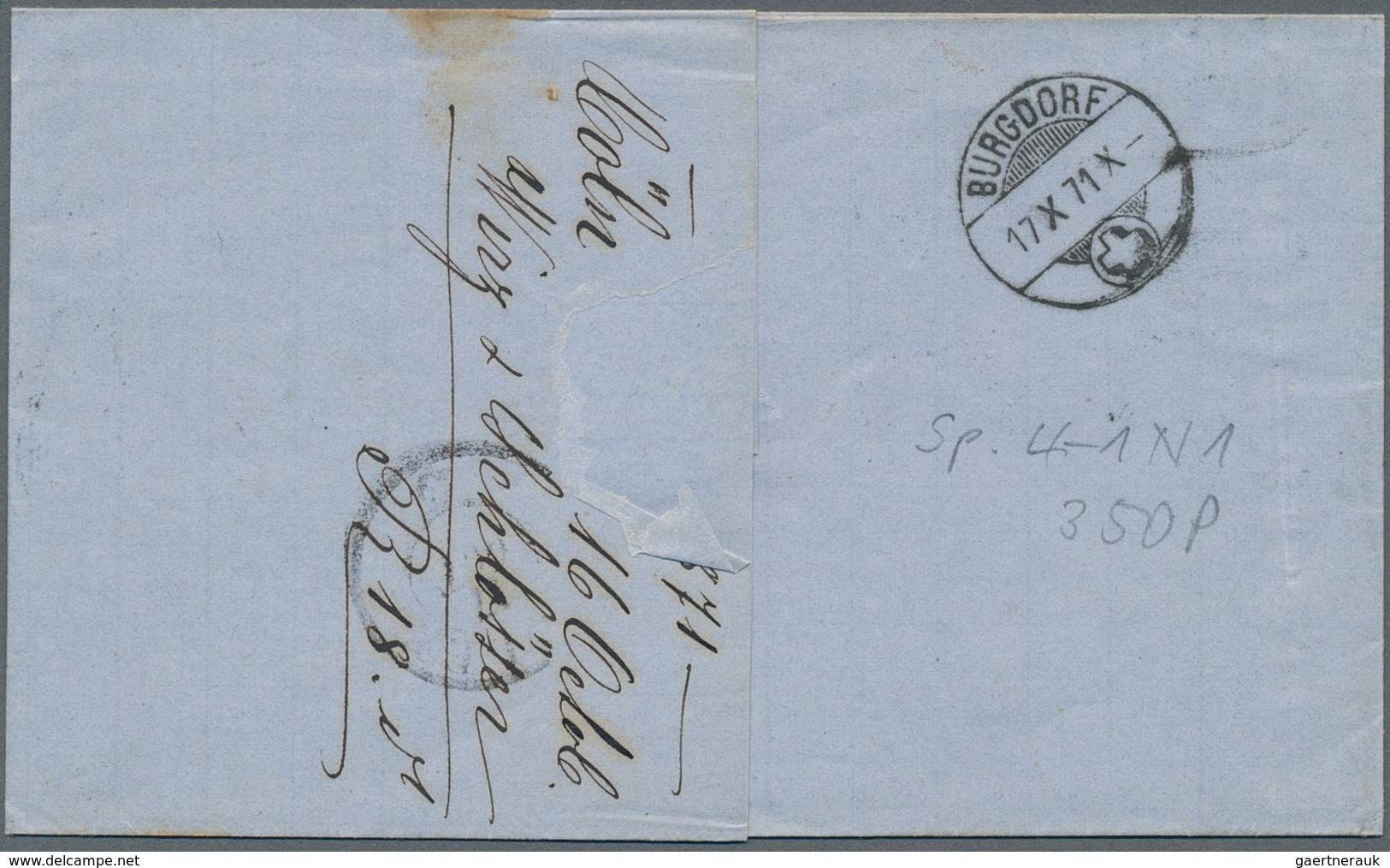 Norddeutscher Bund - Marken Und Briefe: 1871, 2 Groschen Gezähnt Mit Besserem Hufeisenstempel COELN - Other & Unclassified