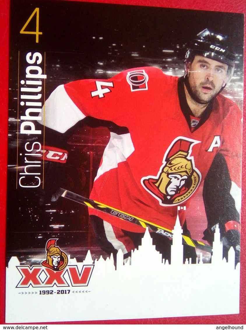 Ottawa Senators Chris Phillips - 2000-Now