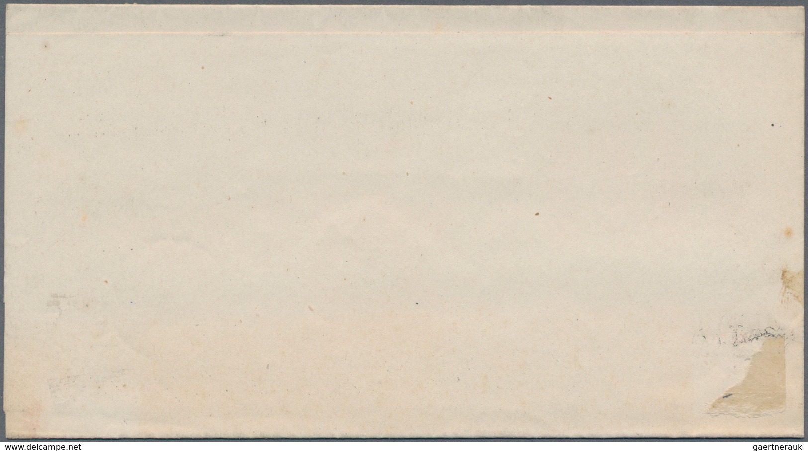 Deutsches Reich - Brustschild: 1872, Kl. Schild 1/3 Gr. Grün Auf Vordruck-Faltbrief "Himbeeryrup-Off - Neufs