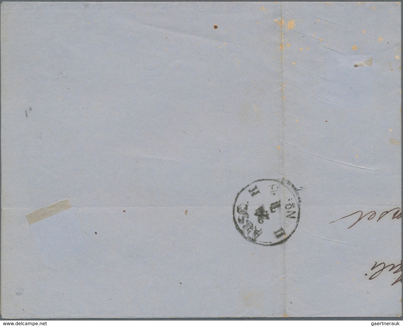 Deutsches Reich - Brustschild: 1872, Kl. Schild 1/3 Gr. Grün Auf Vordruck-Faltbrief "Himbeeryrup-Off - Unused Stamps