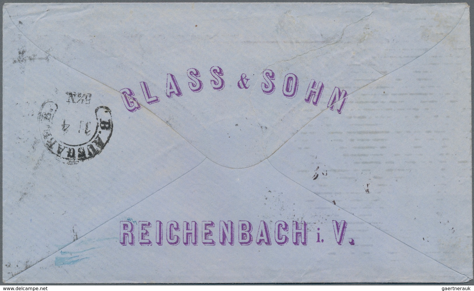 Deutsches Reich - Brustschild: 1872, Kleiner Schild 1 Gr Karmin Dreierstreifen Und Einzelmarke Auf V - Unused Stamps