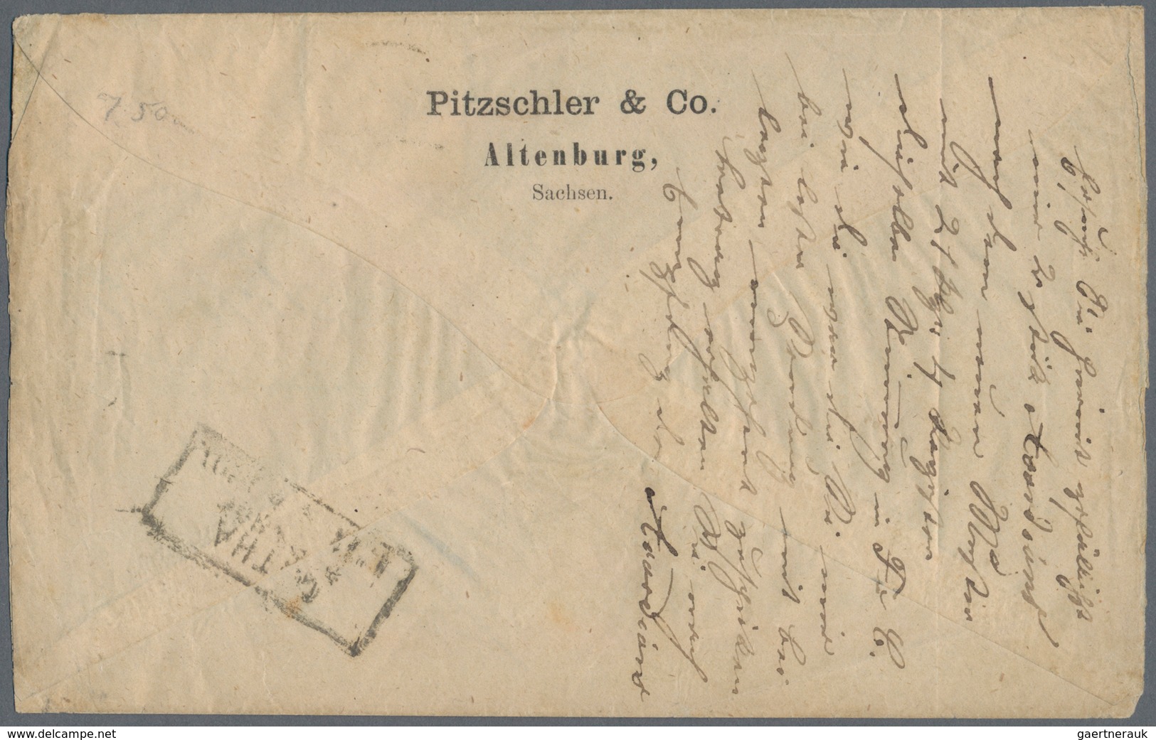 Deutsches Reich - Brustschild: 1874, Ganzsachenausschnitt 1/3 Gr Grün "Großer Brustschild", 3 Stück - Unused Stamps