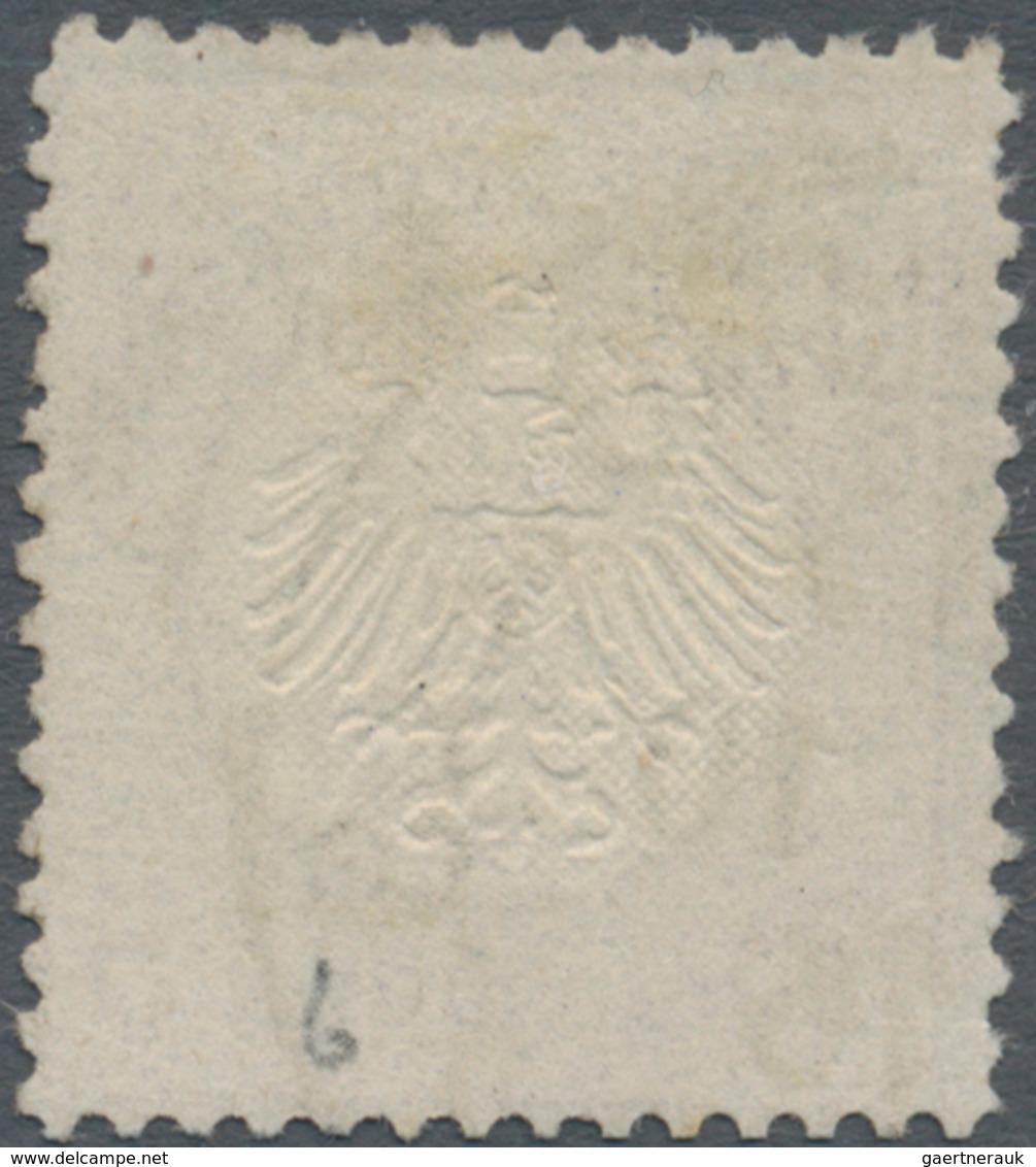 Deutsches Reich - Brustschild: 1872, Kleiner Schild 5 Gr Ockerbraun Sehr Späte Aufbrauchsverwendung - Nuevos