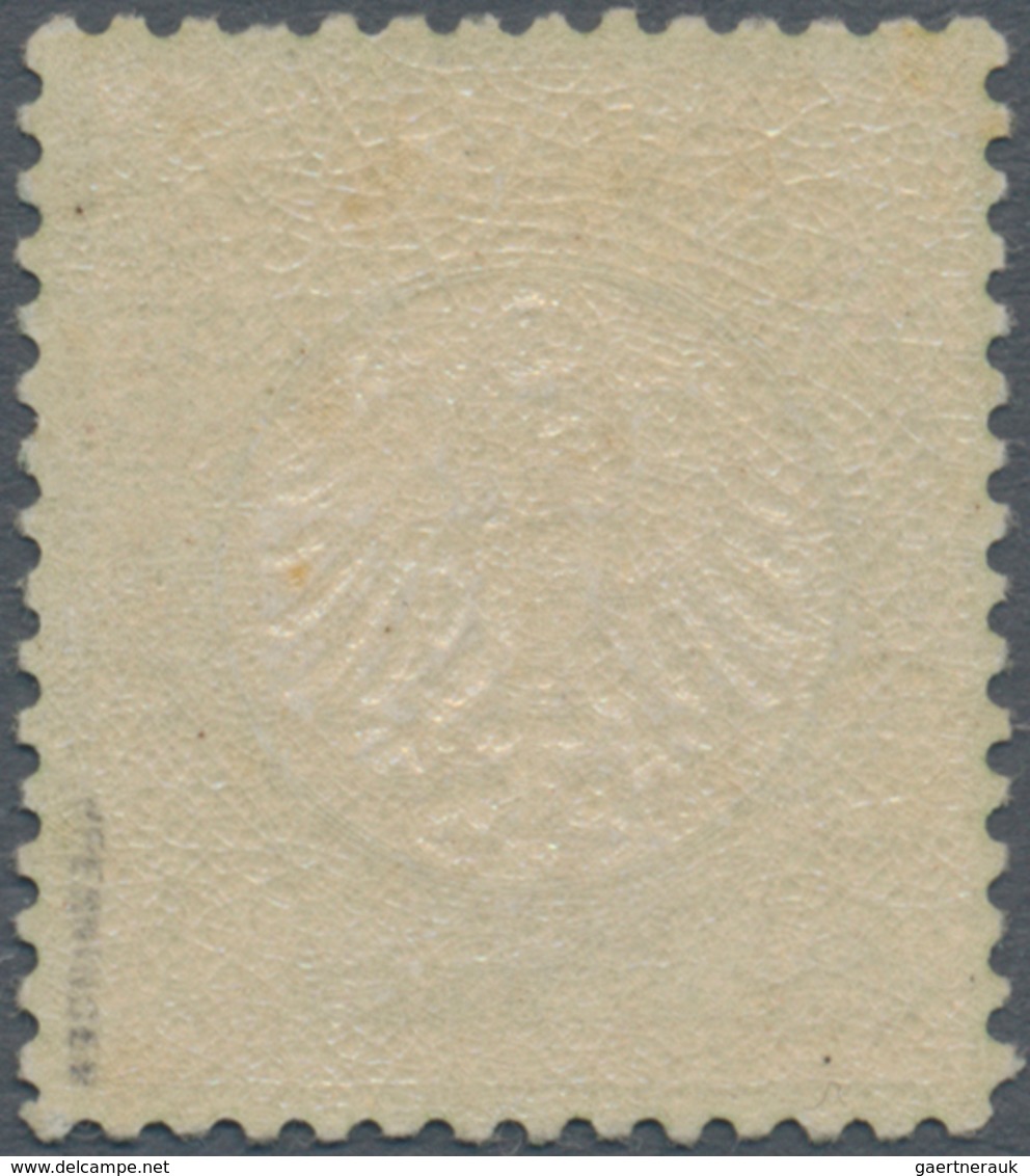 Deutsches Reich - Brustschild: 1872 Kleiner Schild 1 Kreuzer Grün In POSTFRISCH Mit Fotoattest Henni - Unused Stamps