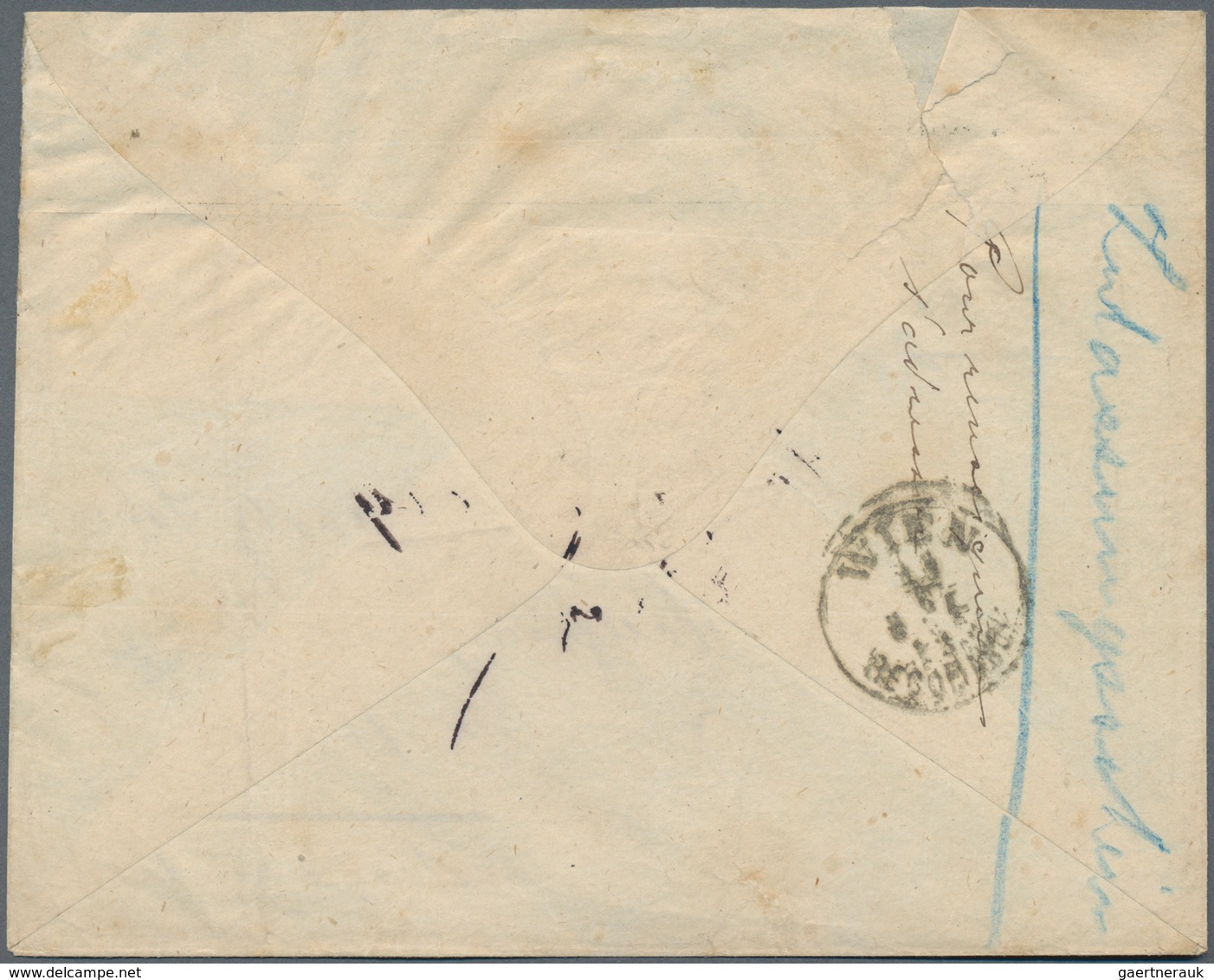 Deutsches Reich - Brustschild: 1872, Kl. Schild 1 Kr. Hellgrün Und Gr. Schild 3x 3 Kr Rot Auf Charge - Unused Stamps