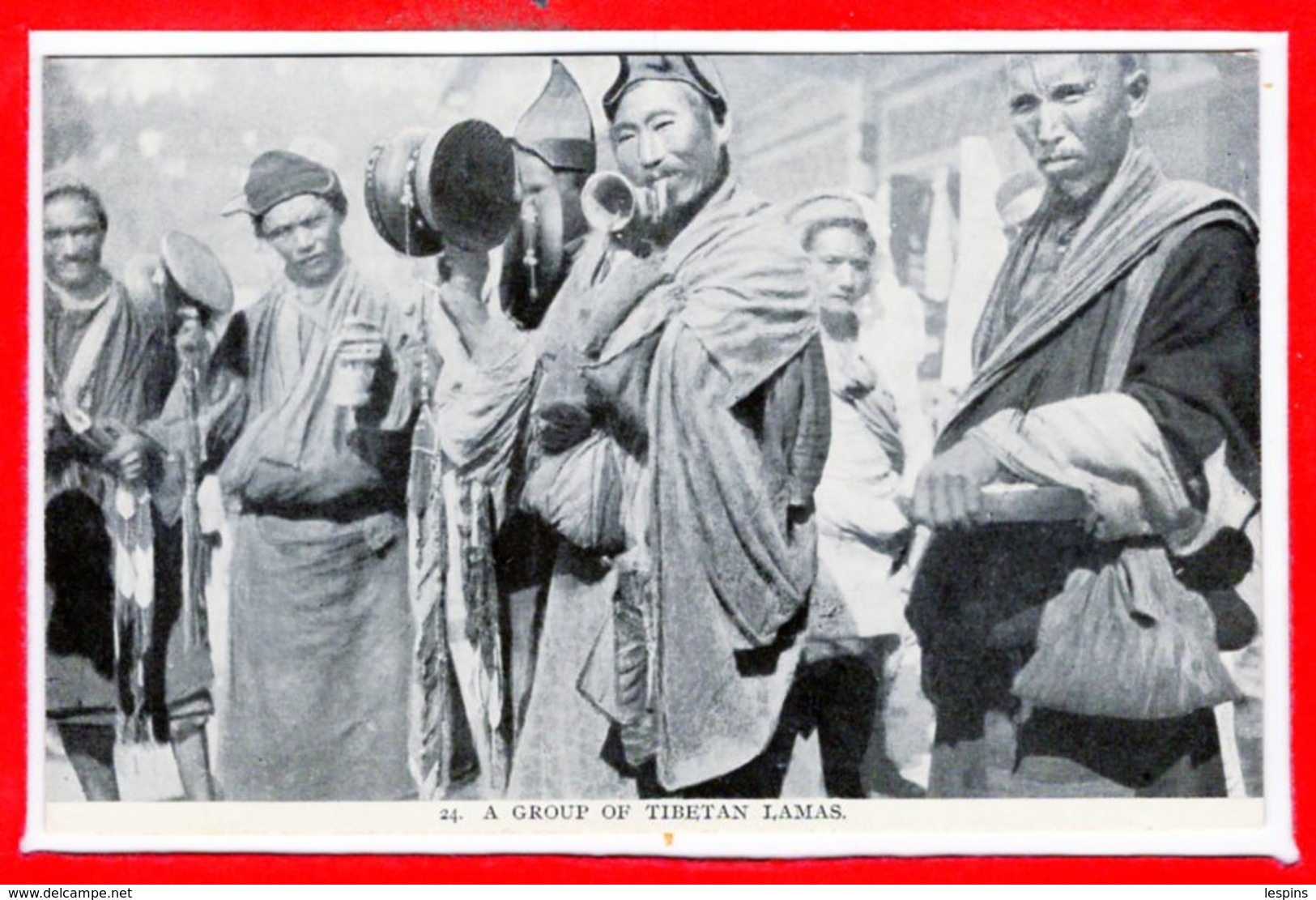 ASIE - TIBET --  A Group Of Tibetan  Lamas - Tibet