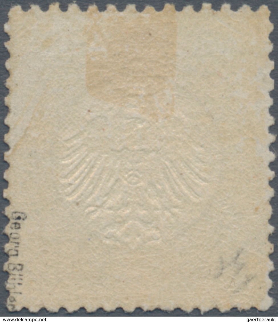 Deutsches Reich - Brustschild: 1872 Kleiner Schild 18 Kreuzer Ockerbraun Ungebraucht Mit Originalgum - Unused Stamps