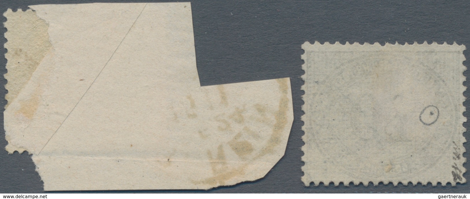 Deutsches Reich - Brustschild: 1872, Innendienstmarke 10 Gr Gelblichgrau Mit Handschriftlicher Entwe - Unused Stamps