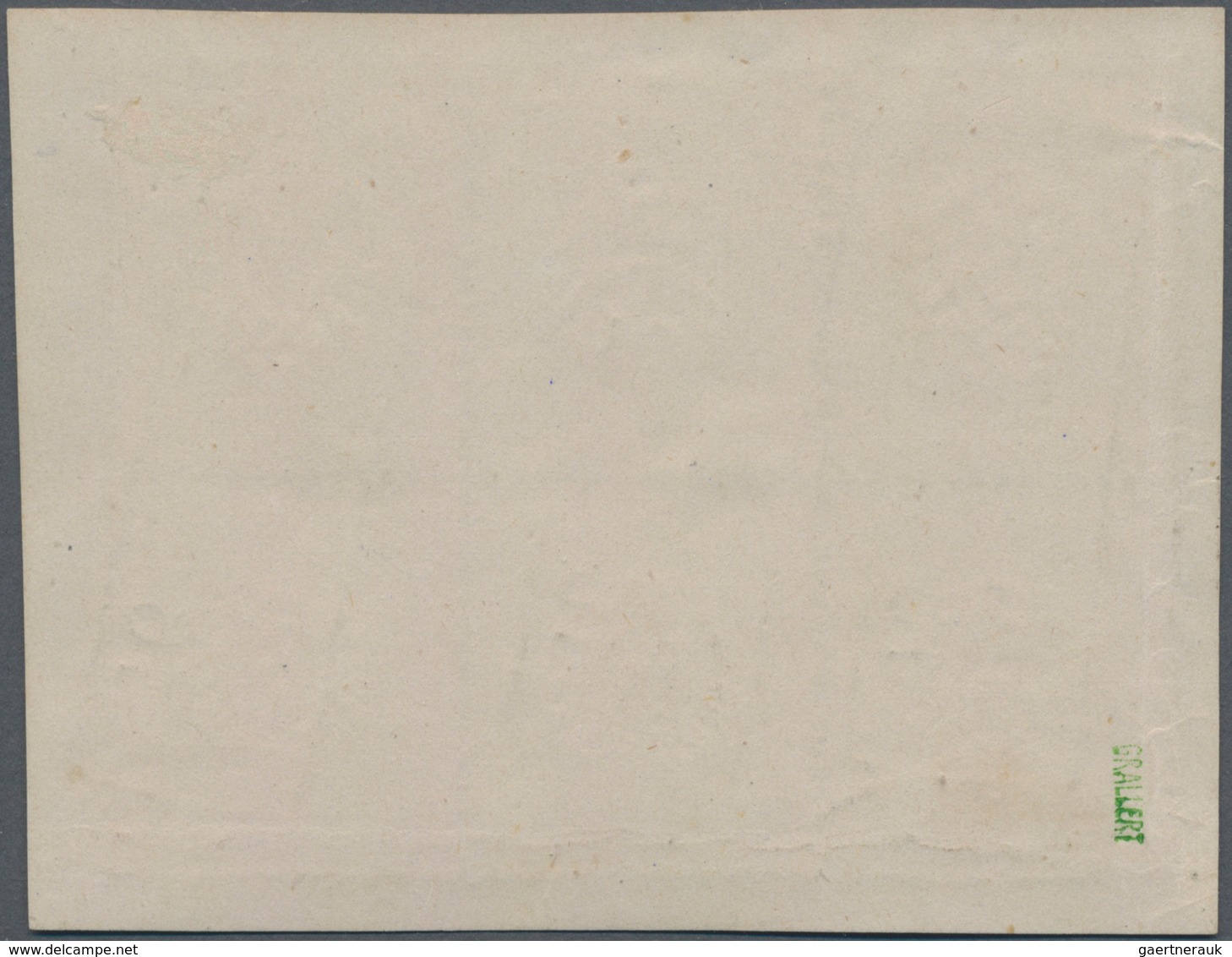Deutsches Reich - Brustschild: 1872 Großer Schild 1/3 Gr. Grün Sechserblock(!) Auf Briefst. Mit Ra2 - Ungebraucht