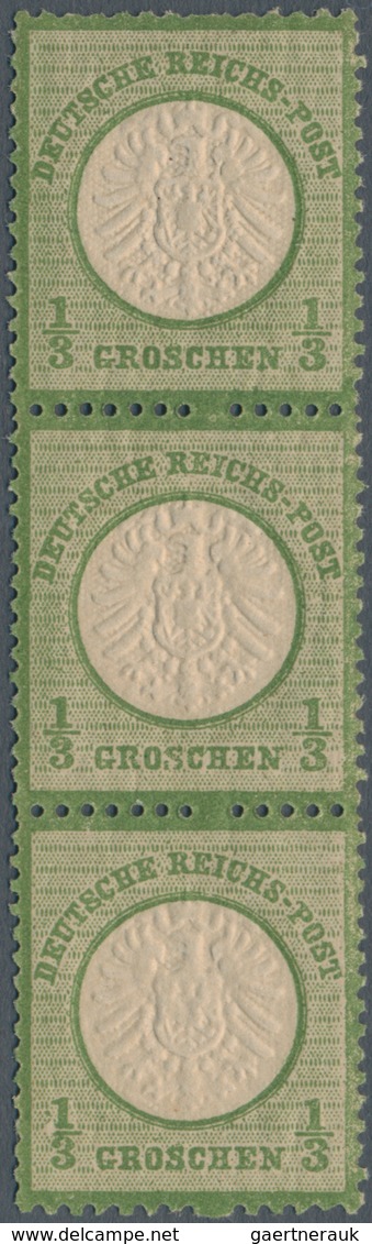 Deutsches Reich - Brustschild: 1872, Großer Schild 1/3 Gr. Farbfrischer, Gut Gezähnter, Geprägter Un - Nuevos