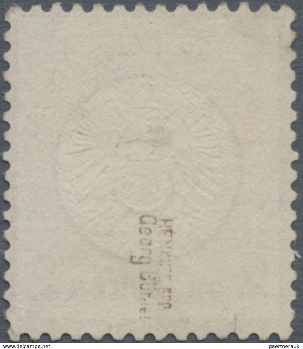 Deutsches Reich - Brustschild: 1872, Großer Schild 2 Groschen PROBEDRUCK In ROTBRAUN Statt Blau, Fot - Unused Stamps