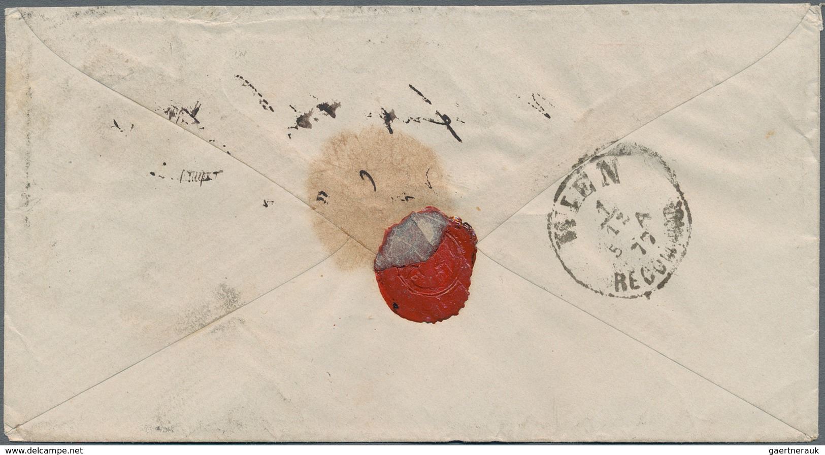 Deutsches Reich - Pfennige: 1877/1879, Zwei Briefe Aus Gleicher Korrespondenz: 25 Pfge Und 5 Pfge Au - Storia Postale