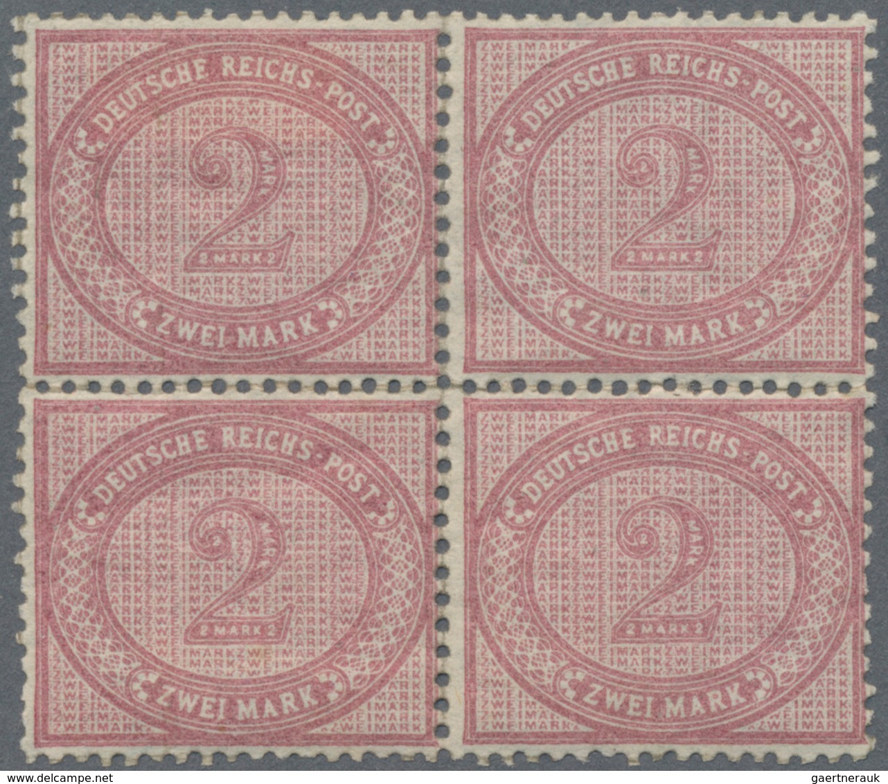 Deutsches Reich - Pfennige: 1875, 2 Mark, Erstauflage In Violettpurpur In Ungebrauchter Erhaltung Im - Briefe U. Dokumente