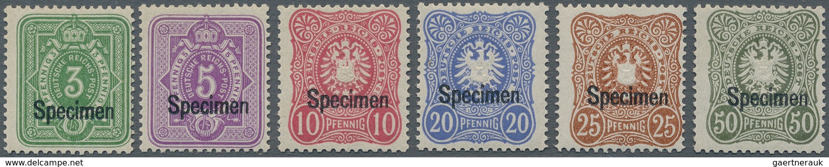 Deutsches Reich - Pfennig: 1880, Freimarken: Ziffer Bzw. Reichsadler 3 Bis 50 Pfennig, Kompletter Po - Ongebruikt