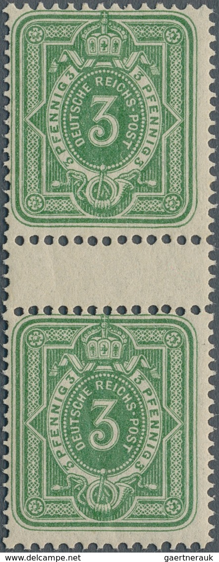 Deutsches Reich - Pfennig: 1880, 3 Pfennig Gelblichgrün Aus Der Frühauflage, Einwandfrei Gezähnt Und - Unused Stamps