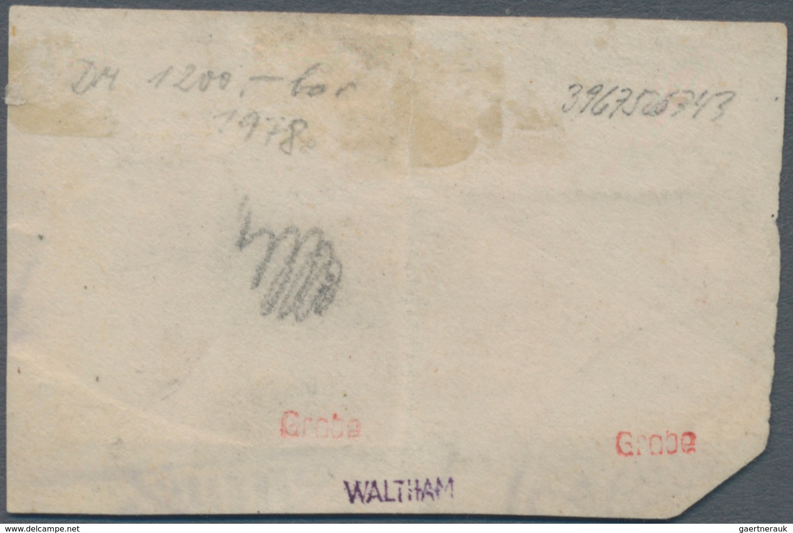 Deutsches Reich - Pfennig: 1889, 3 Pf. Krone/Adler Ungezähnt Und 25 Pf. Krone/Adler Auf Gebrauchtem - Unused Stamps