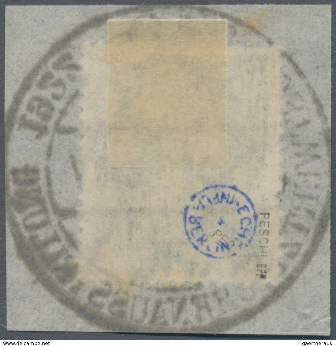 Deutsches Reich - Inflation: 1922, 30 Pf Ziffern Grün Auf Briefstück Mit Zentrischem Sonderstempel " - Brieven En Documenten
