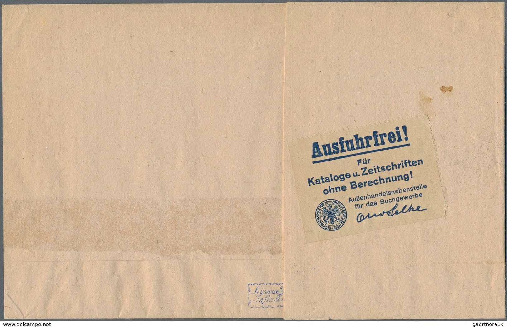 Deutsches Reich - Inflation: 1922, 30 Mark Posthorn In Der Guten Farbe "a" Als Portogerechte Einzelf - Brieven En Documenten