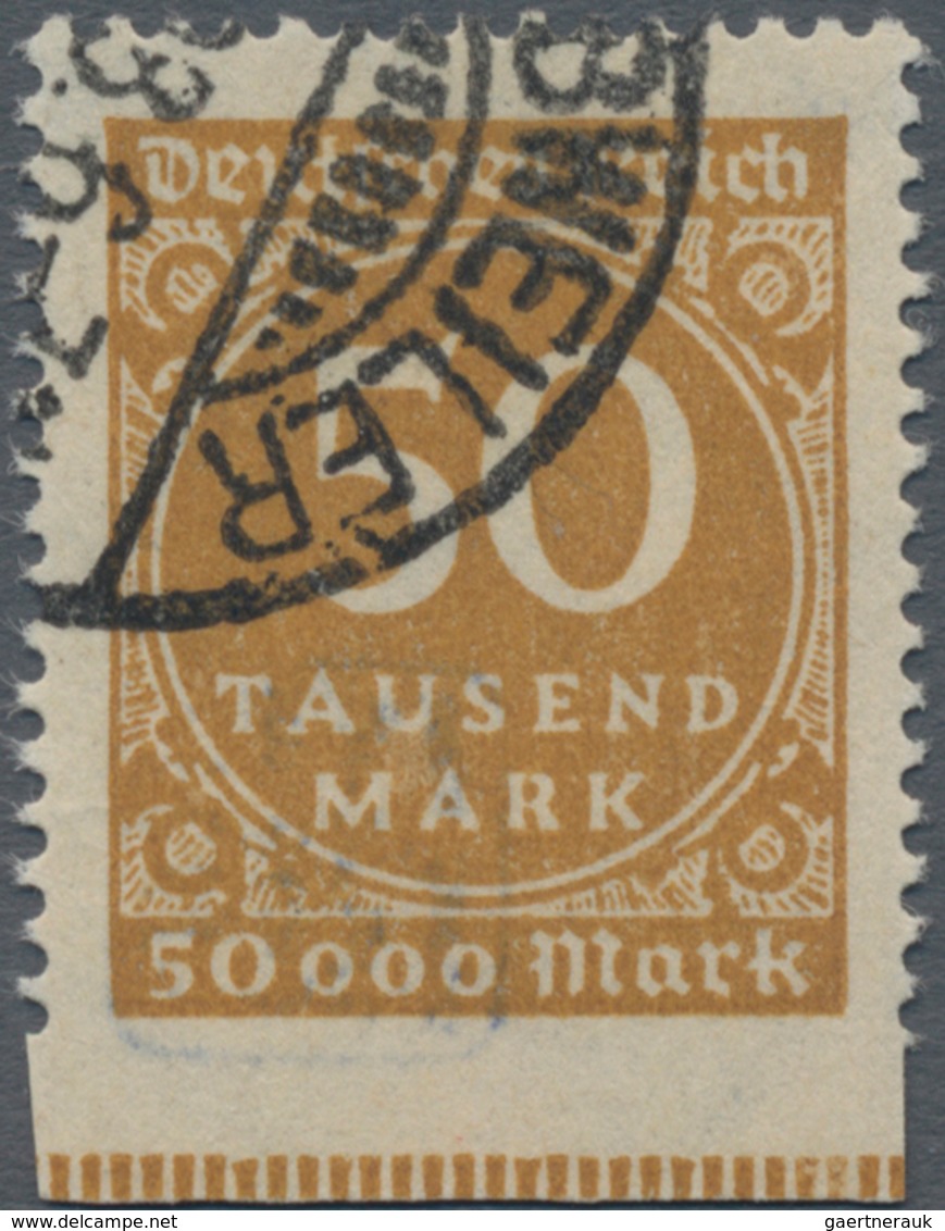 Deutsches Reich - Inflation: 1923, 50 Tsd. Mark "Ziffer Im Kreis" Unterer Zähnungsschlag Um 3 Zähne - Covers & Documents