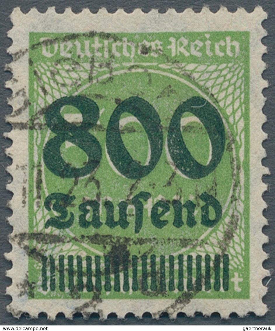 Deutsches Reich - Inflation: 1923, 800 T. Auf 500 M, Sauber Gestempelt "Gießen 2d .. 11.23 2-3n", Rs - Brieven En Documenten