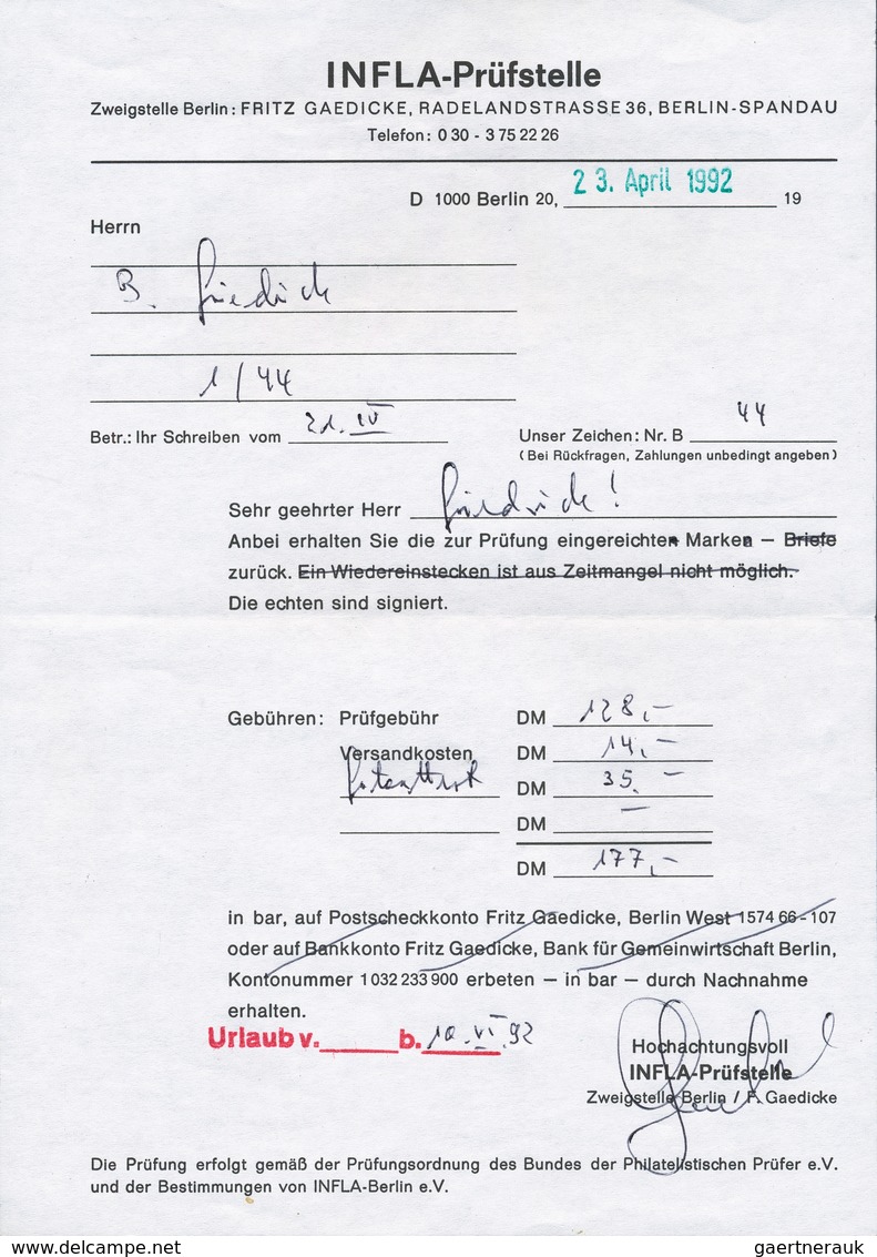 Deutsches Reich - Inflation: 1923, 800Tsd Auf 500 Mark Gelblichgrün, Sauber Gest. Bedarfsstück In No - Covers & Documents