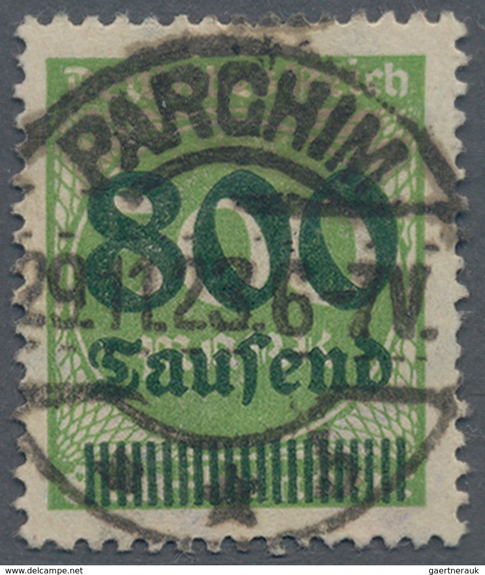 Deutsches Reich - Inflation: 1923, 800 Tsd Auf 500 Mark Gelblichgrün, Farbfrisches Exemplar In Guter - Brieven En Documenten
