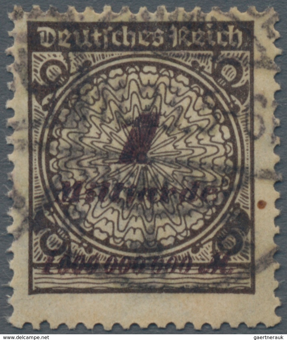 Deutsches Reich - Inflation: 1923, 1 Mrd. Gezähnt, Plattendruck In Schwarzbraun, Einwandfrei Gezähnt - Covers & Documents