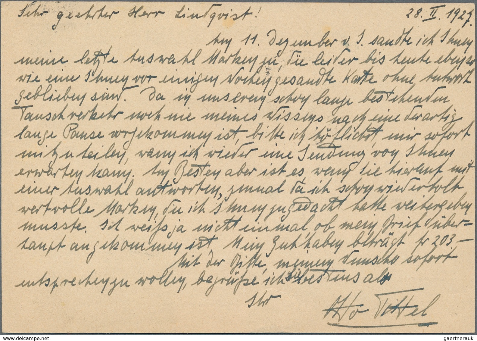 Deutsches Reich - Weimar: 1927, 5 Pf Schiller Ganzsachenkarte Mit Zusatzfrankatur 10 Pf Friedrich De - Autres & Non Classés