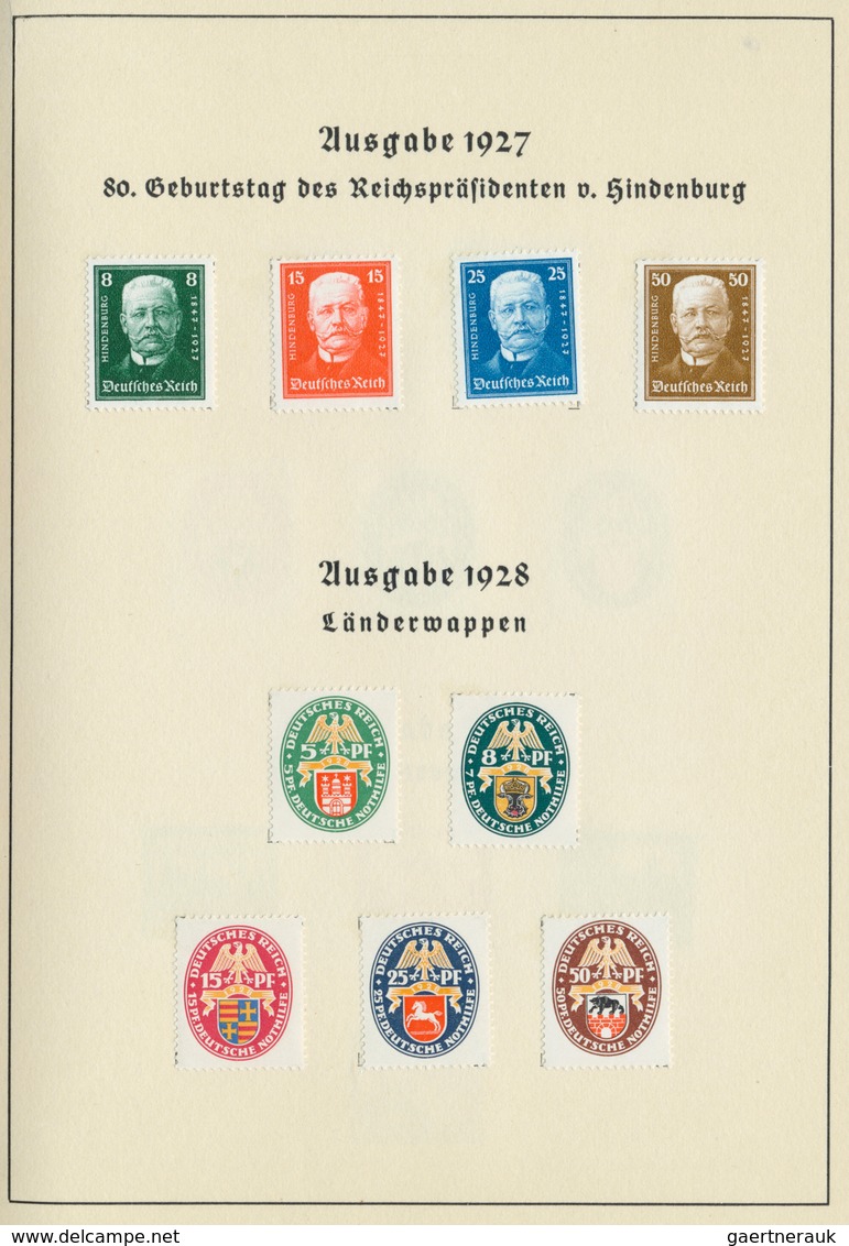 Deutsches Reich - Weimar: 1932, Geschenkheft Der Deutschen Reichspost, überreicht Von Der Dt. Abordn - Andere & Zonder Classificatie