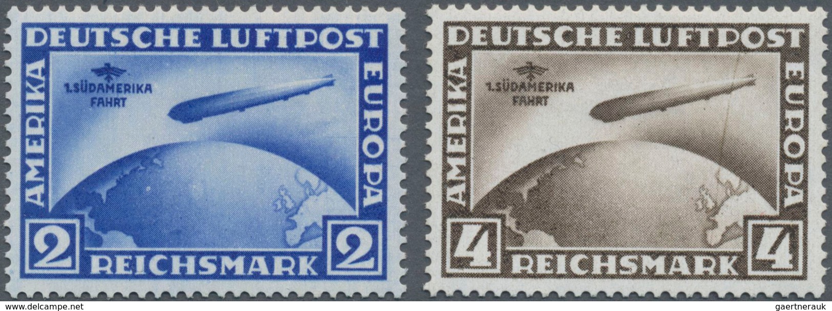 Deutsches Reich - Weimar: 1930, Südamerikafahrt Mit Falz, Gepr. Schlegel BPP, Dabei 4 RM "Blitz Durc - Other & Unclassified