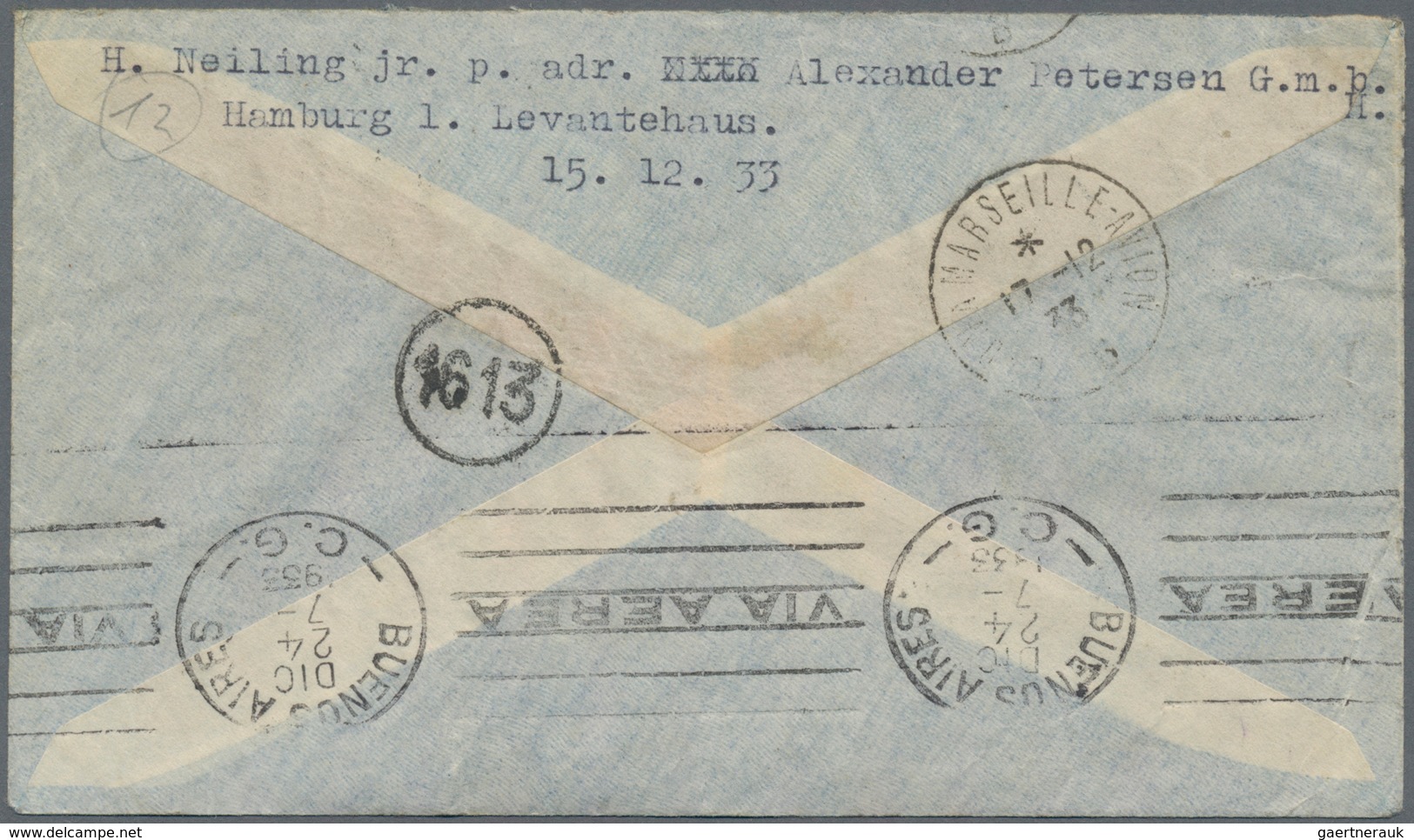 Deutsches Reich - 3. Reich: 1933, Nothilfe Wagner, 7 Verschiedene Werte Incl. 20, 25 U. 40 Pf Zusamm - Lettres & Documents