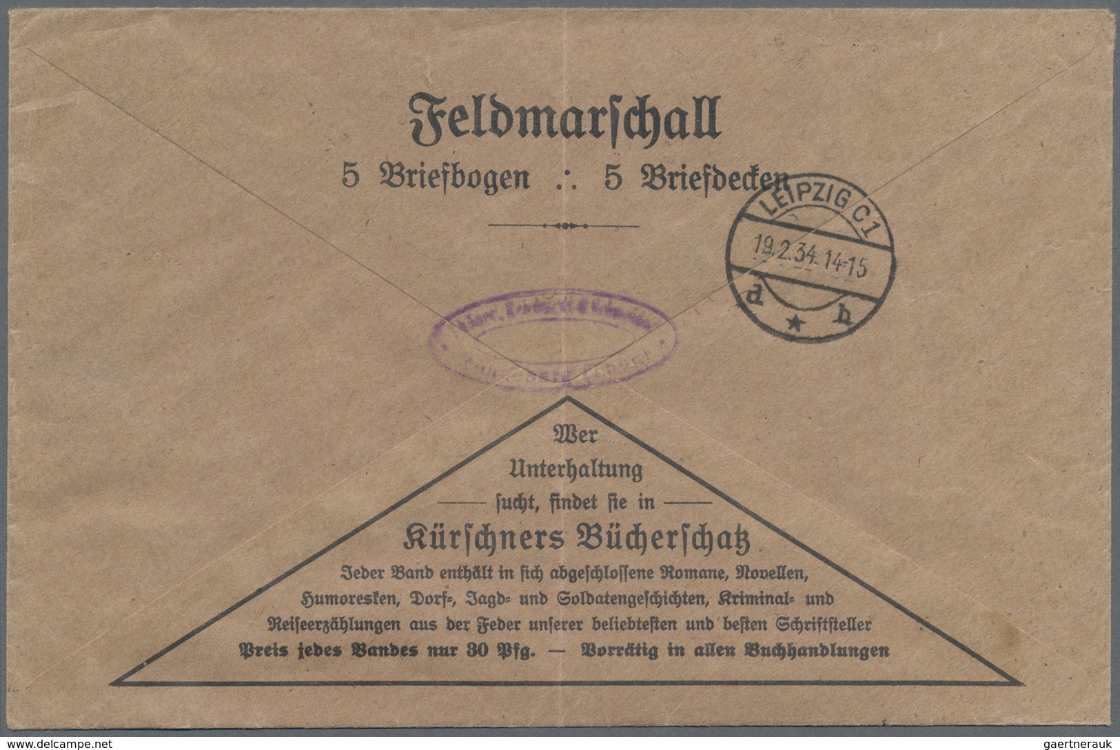 Deutsches Reich - 3. Reich: 1933, 5 Pf, 10 Pf U. 20 Pf Marken Aus Nothilfeblock, Zusammenhängend Als - Covers & Documents