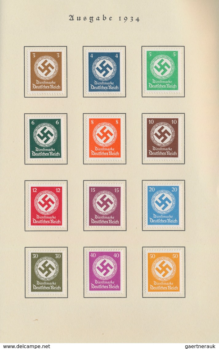 Deutsches Reich - 3. Reich: 1934. Außergewöhnliches offizielles Buch der Deutschen Reichspost, "über